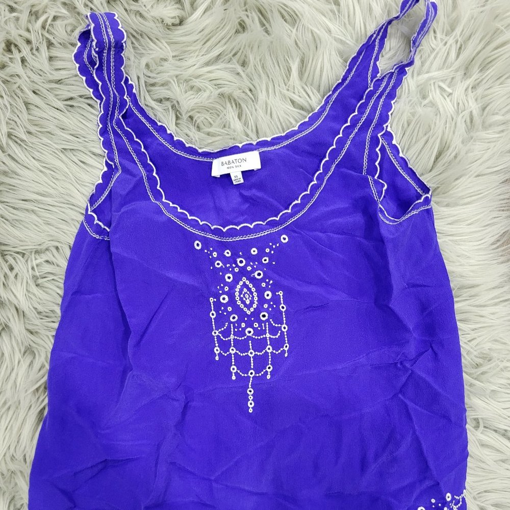 Aritzia 100% silk tank top blouse xs